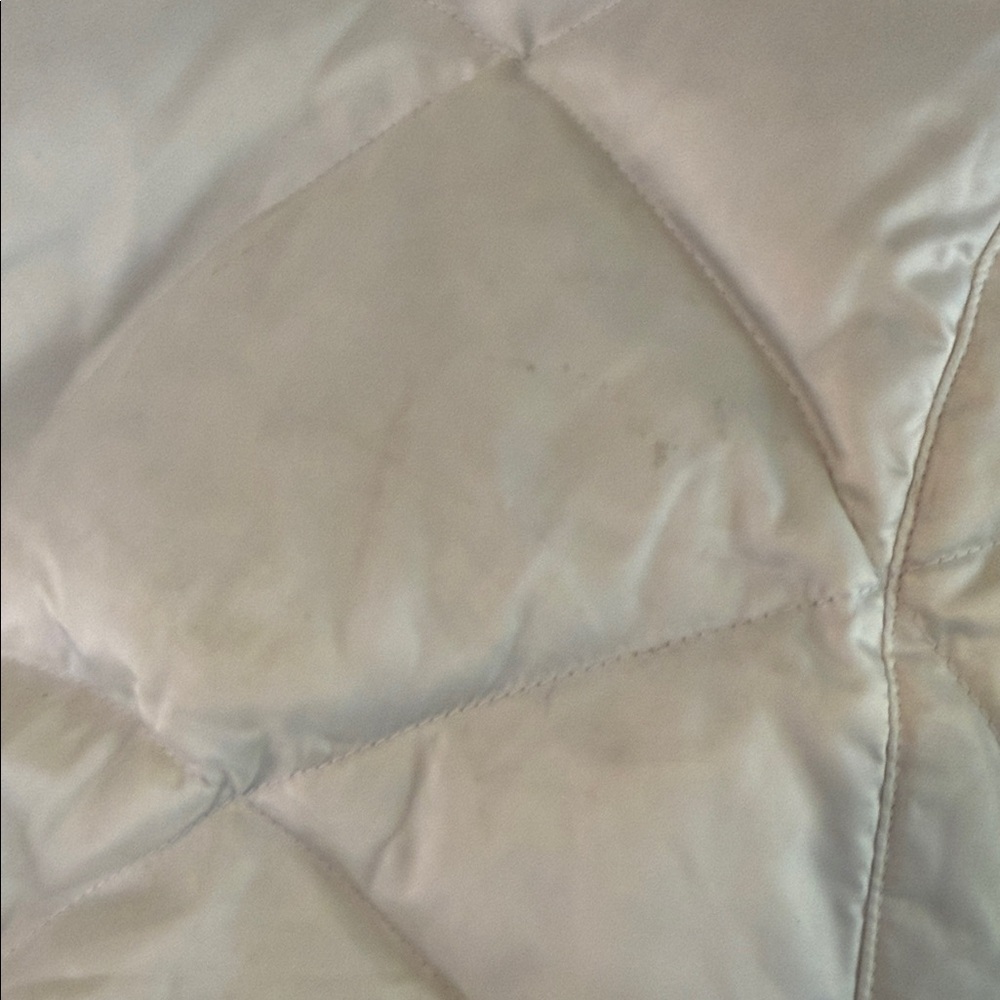 The North Face 550 Down Puffer Jacket White Satin Womens Small - Picture 6 of 6